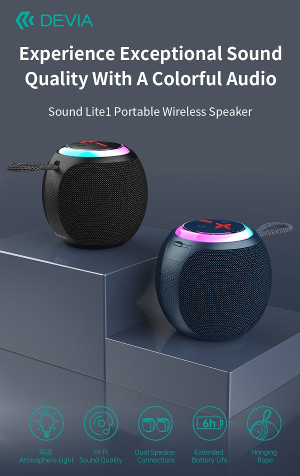 Altoparlane Bluetooth 5.3 EM505 Power 5 watt Nero