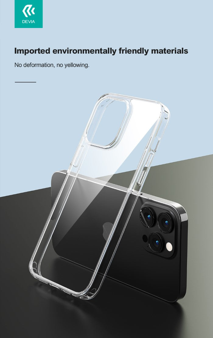 Cover Trasparente Morbida in TPU per iPhone 14 Anti Ingiallimento