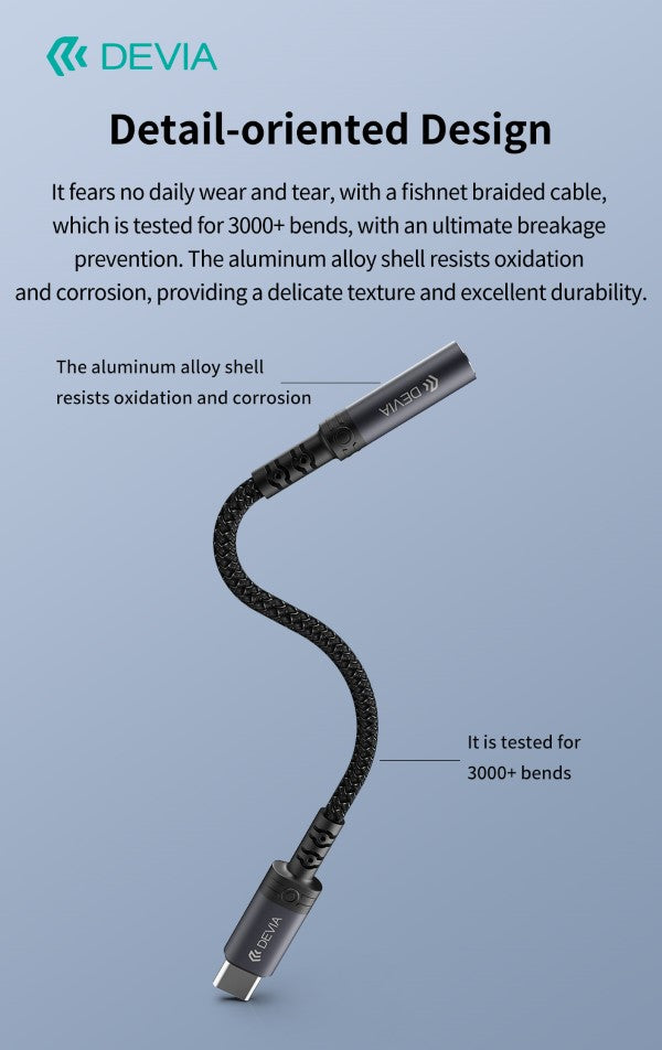 Adattatore Audio iPure da Tipo-C a presa Jack 3,5mm
