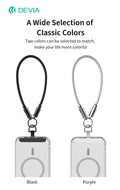 Cordino cavo Lightning PD 27W da polso porta telefono Viola 0,3 mt