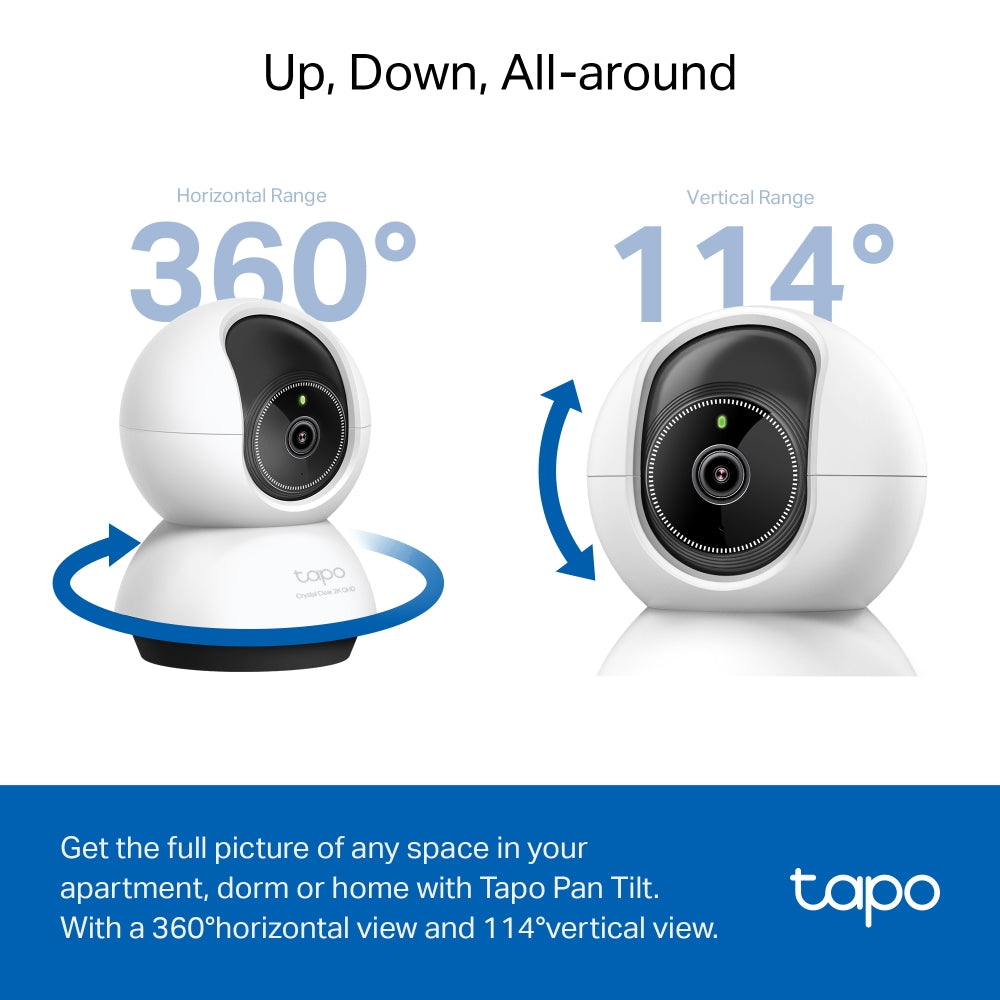 Tapo Telecamer sorveg. TC72 2K QHD Smart AI Wi-Fi Pan/Tilt Indoor