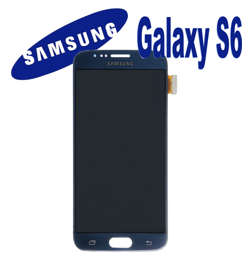 LCD + TOUCH ORIGINALE PER GALAXY S6 NERO GH97-17260A