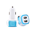 Caricabatteria Doppia Uscita Usb Da Auto 3.1 Amper 12/24 V.