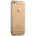 Cover for Iphone 6-Super Slim 0,5mm TPU Crystal Champagne