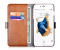 Custodia in Pelle con Portadocumenti per iPhone 6S/6 Marrone