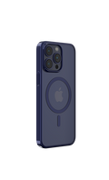 Cover Magnetica Glimmer con Apple Magsafe iPhone 15 Pro Blu