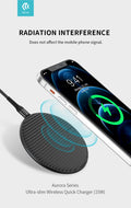 Caricabatterie Aurora wireless Rapido 15 Watt Nero