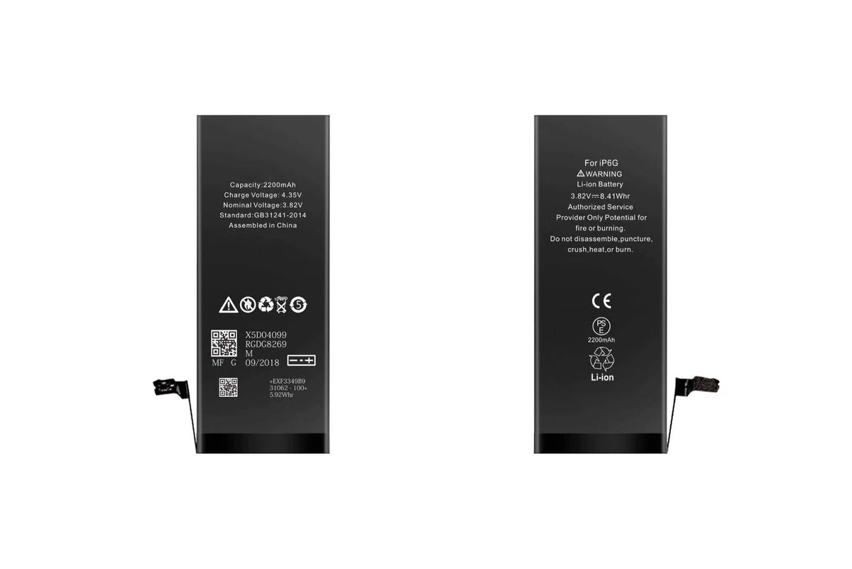 Batteria per iPhone 6, 2200mAh, High Capacity