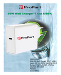 Carica Batterie 65W PD 1 Output USB-C