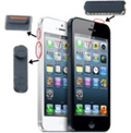 3 in 1 Pulsanti Power Mute Volume per iPhone 5 Nero