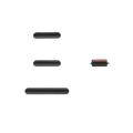 Pulsanti Volume+Mute+Power On/Off per iPhone 11 Neri