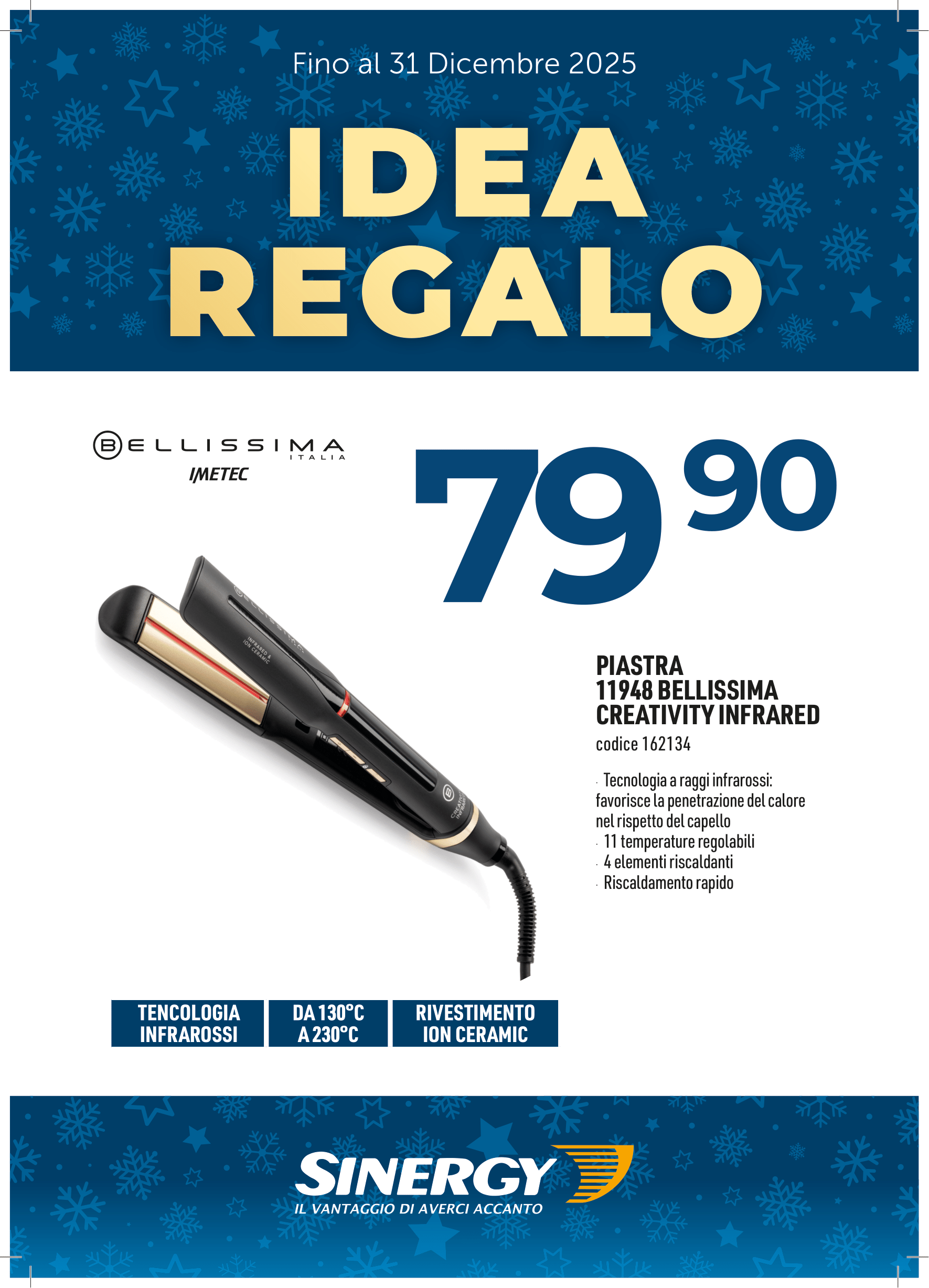 IMETEC PIASTRA 11948 BELLISSIMA CREATIVITY MULTISTYLE