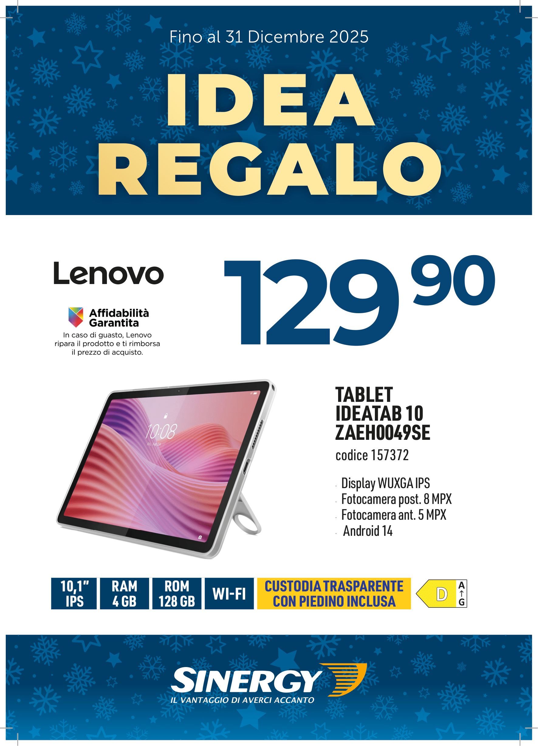 LENOVO TAB TB311FU + TPU CASEV4GB 128GB WIFI