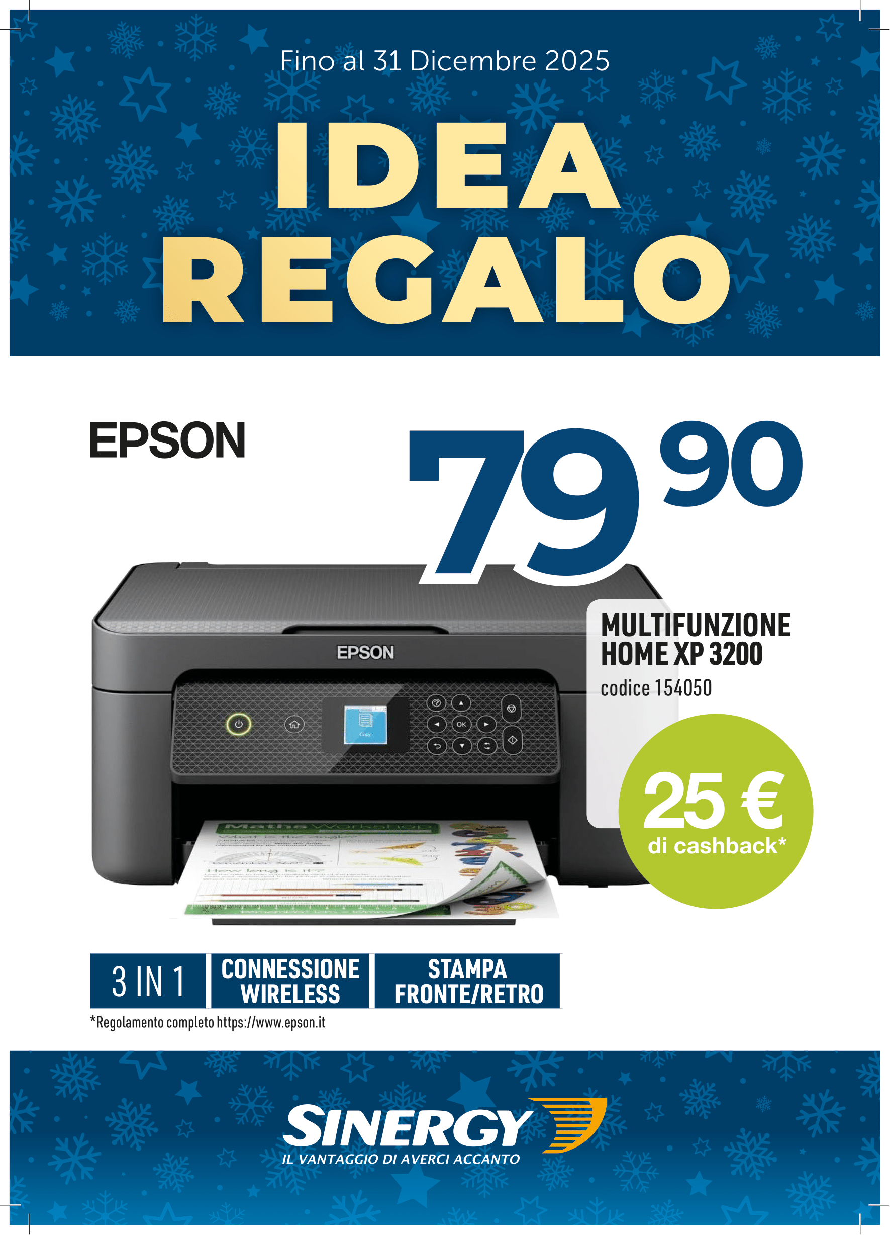 EPSON EXPRESSION HOME XP-3200 AD INCHIOSTRO A4 5760 X 1440 DPI WI-FI