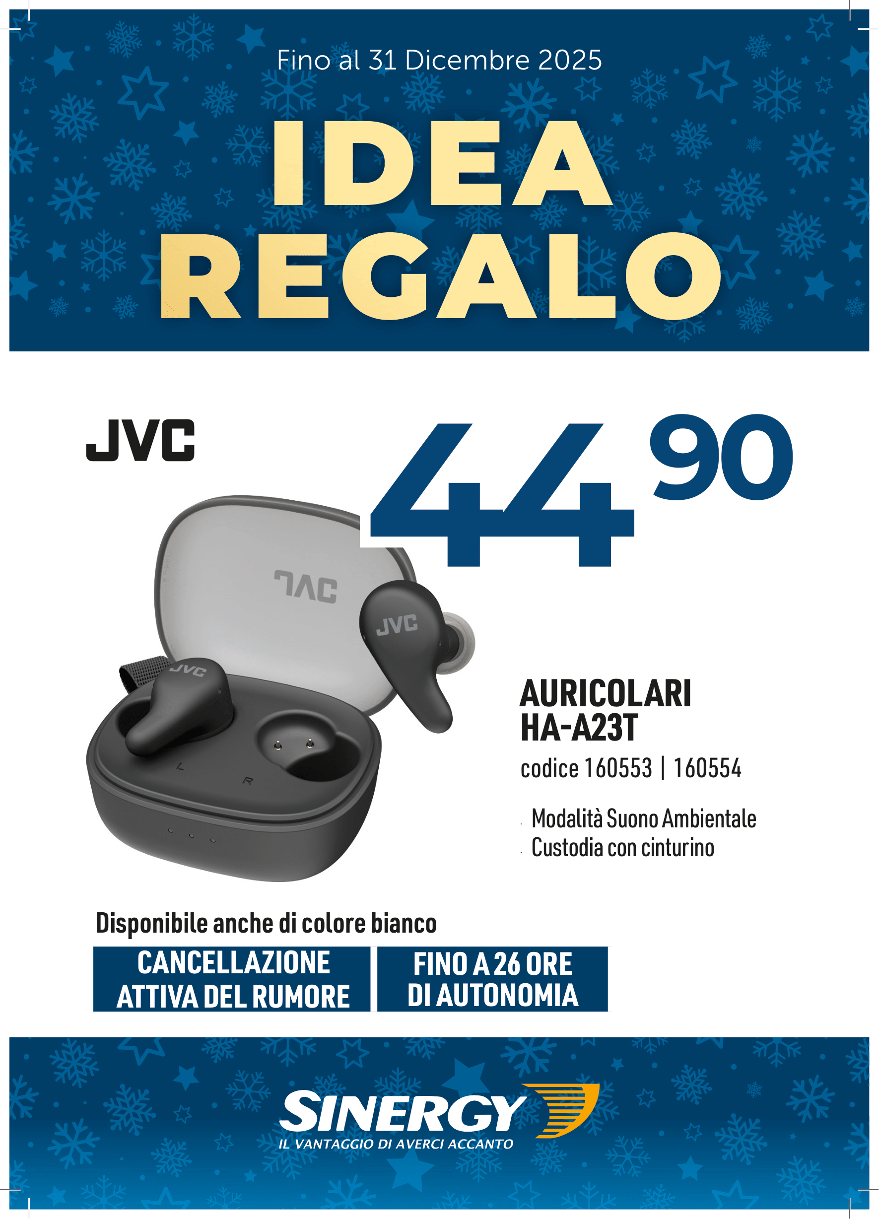 JVC AURICOLARI WIRELESS HA-A23T-B-U BLACK