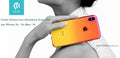 Cover Aurora dual color Giallo e Rosa per iPhone Xr 6.1