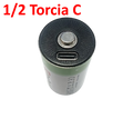 Batterie C Ricaricabili USB‑C 1.5V 7200mWh 4200mAh– Confezione da 2