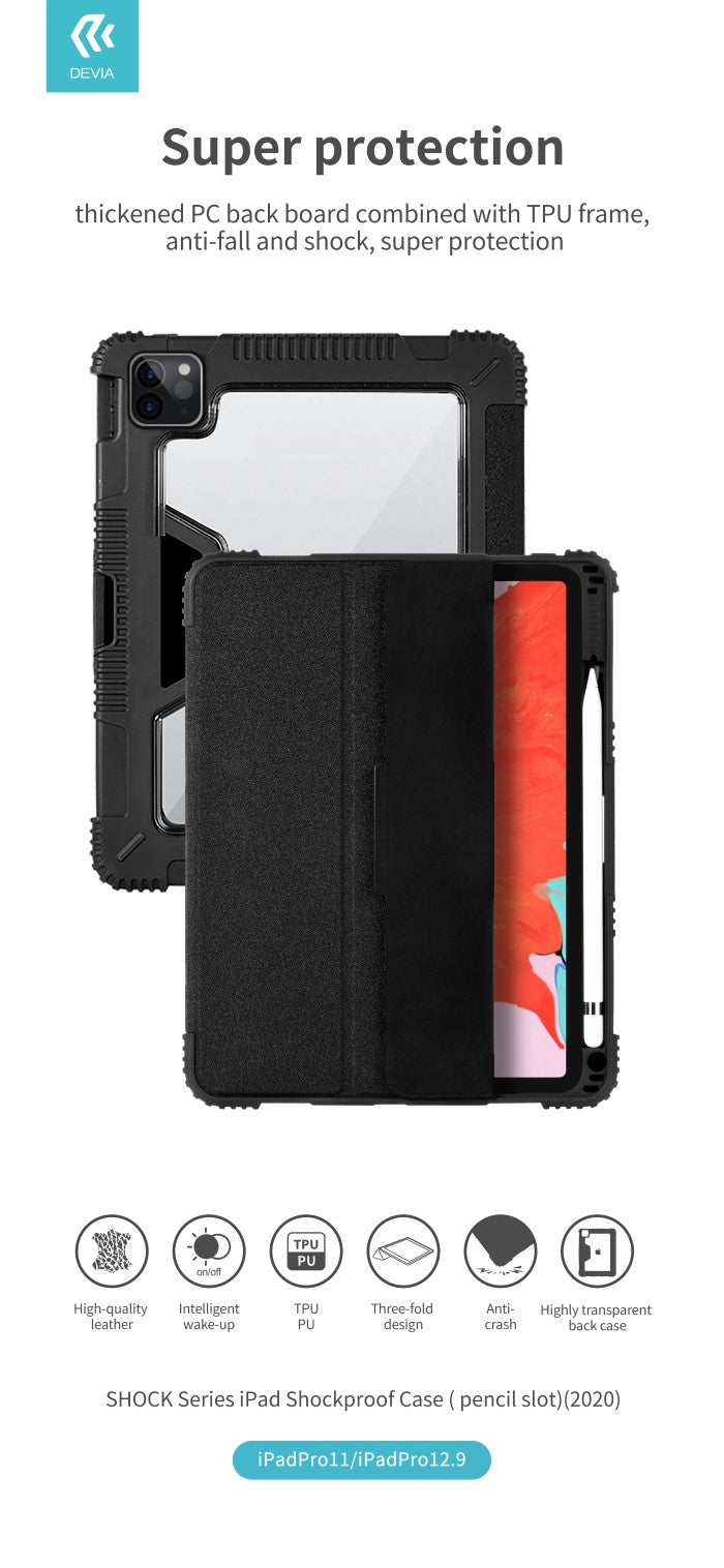 Cover Alta protezione per iPad Air 4 Gen. 10.9 A2324, A2325