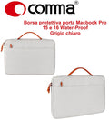 Borsa protettiva Macbook Pro 15.4 e 16 Water-Proof Grigia