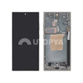 Galaxy S24 Ultra (S928B) Display a schermo intero grigio titanio con cornice