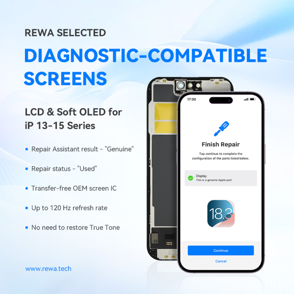 iPhone 13 mini Display SOFT-OLED FHD Nero Originale Rigenerato Diagnostica
