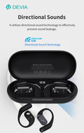 Auricolari EM406 wireless senza inserimento nell'orecchio OWS Lite1 Black