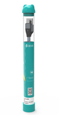 Cavo Bubble Fish USB > Micro USB 1mt Nylon Intrecciato Nero