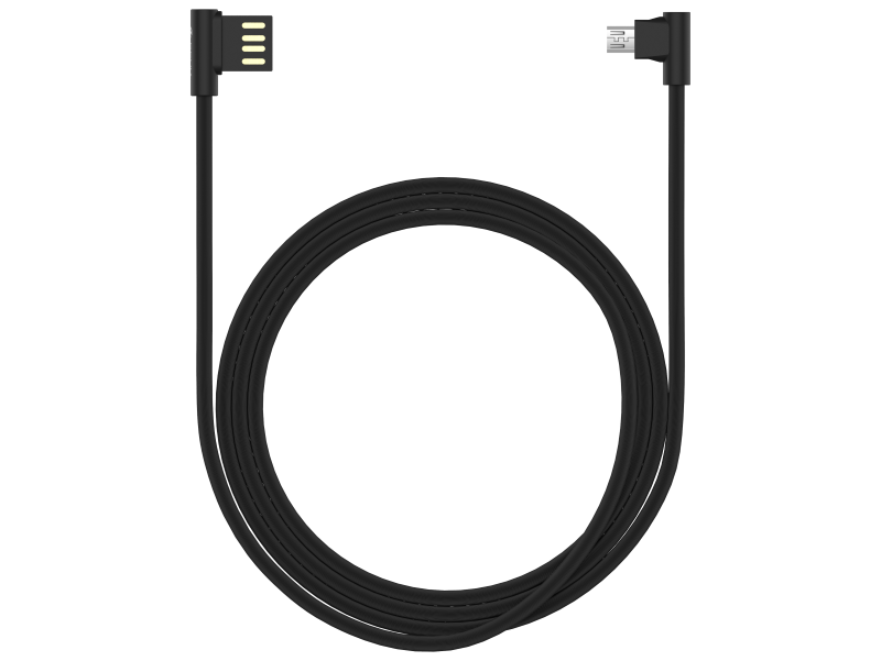 Cavo King USB - M-Usb ad angolo 90° Nero