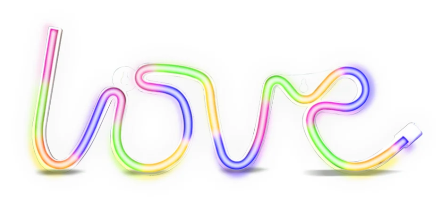Insegna LED neon Love