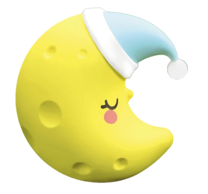 Luce notturna Luna in silicone