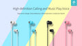 Auricolari Hi-Fi a filo con controllo Brano e risposta Blu