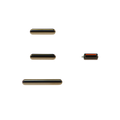 Pulsanti Volume+Mute+Power On/Off per iPhone 11 Pro Gold