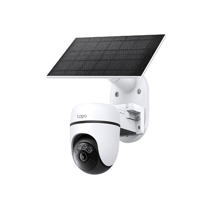 Tapo TC90 Kit Telecamera di Sicurezza Smart 360° P&T + Pannello solare