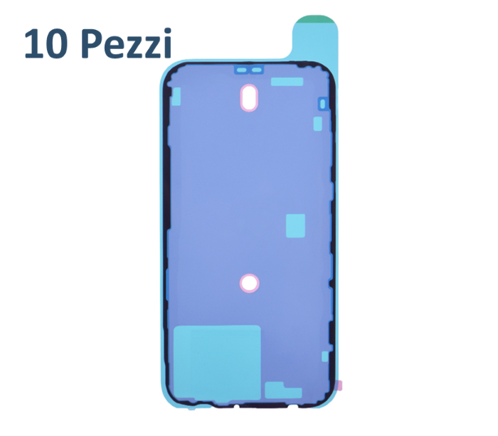 Adesivo posteriore Lcd per iPhone 15 Pro Nero Busta da 10pz