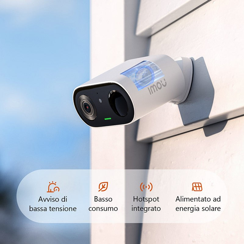 Imou Telecamera Cell Go FULL COLOR Bullet 2K Wi-Fi 3MP 2.8mm IR Batteria