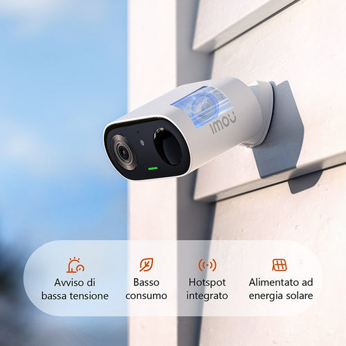 Imou Telecamera Cell Go FULL COLOR Bullet 2K Wi-Fi 3MP 2.8mm IR Batteria