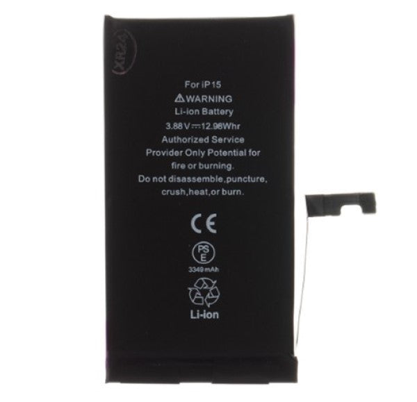 Batteria per iPhone 15 3349mAh Li‑Ion (Bulk)