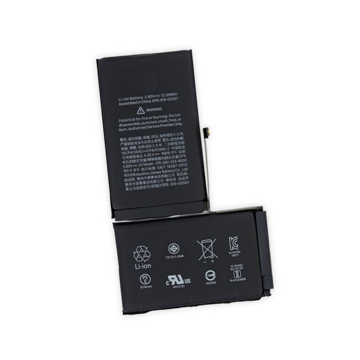 Batteria per iPhone XS MAX, 3174mAh