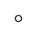 Cornice e lente fotocamera per iPhone 6S, Silver