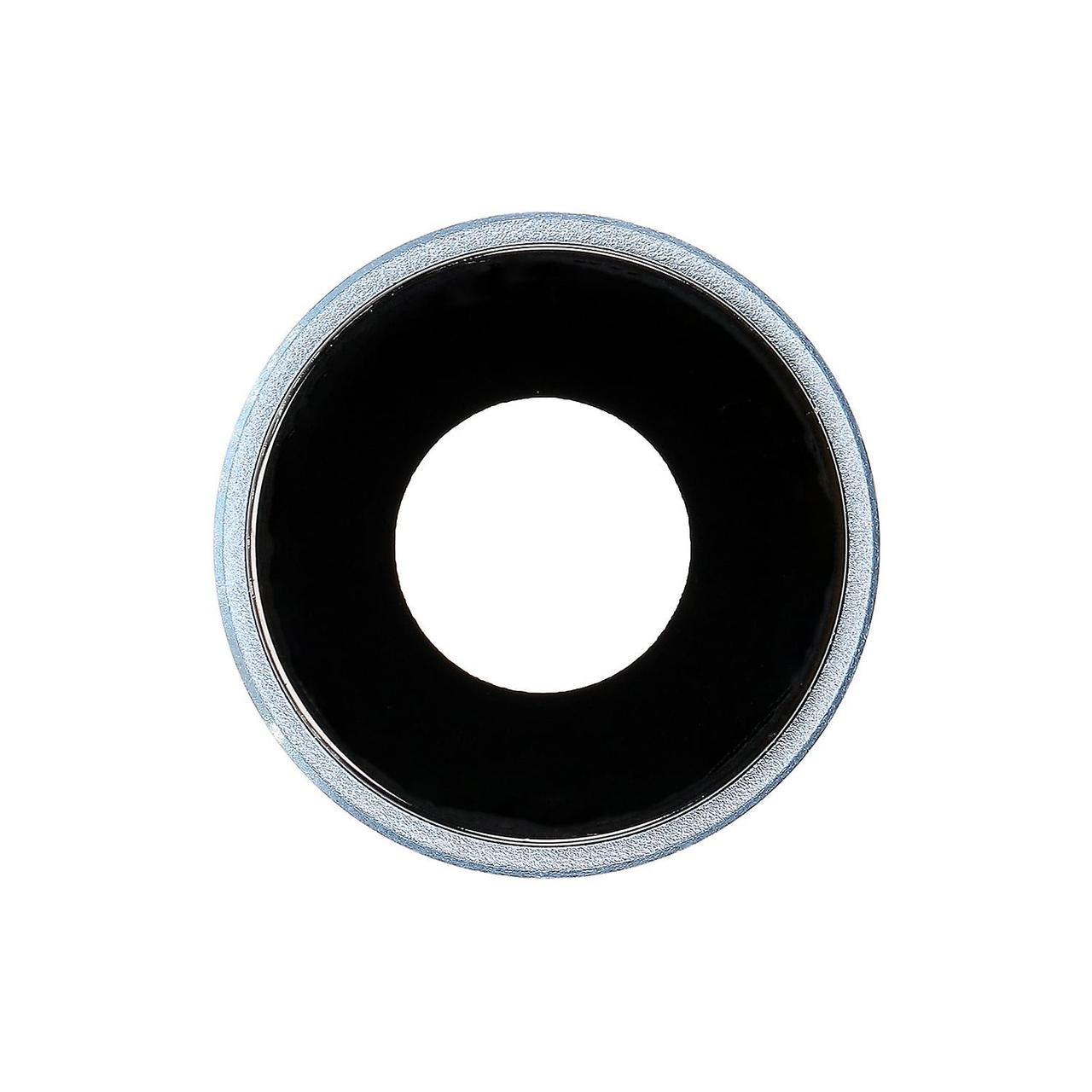 Cornice fotocamera con lente per iPhone XR Blu